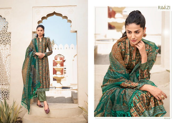 RAMA FASHION RESHAM Heavy Fancy Designer Ethnic Wear Tusser Silk Dress Material Collection